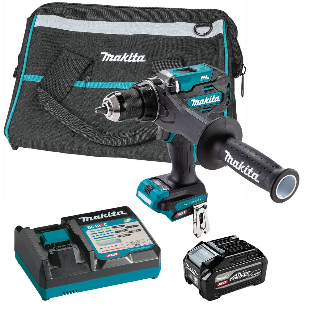 Makita 40V max XGT Brushless Cordless 3-Speed 1/2 Inch Driver-Drill 4 Ah Kit, large image number 1