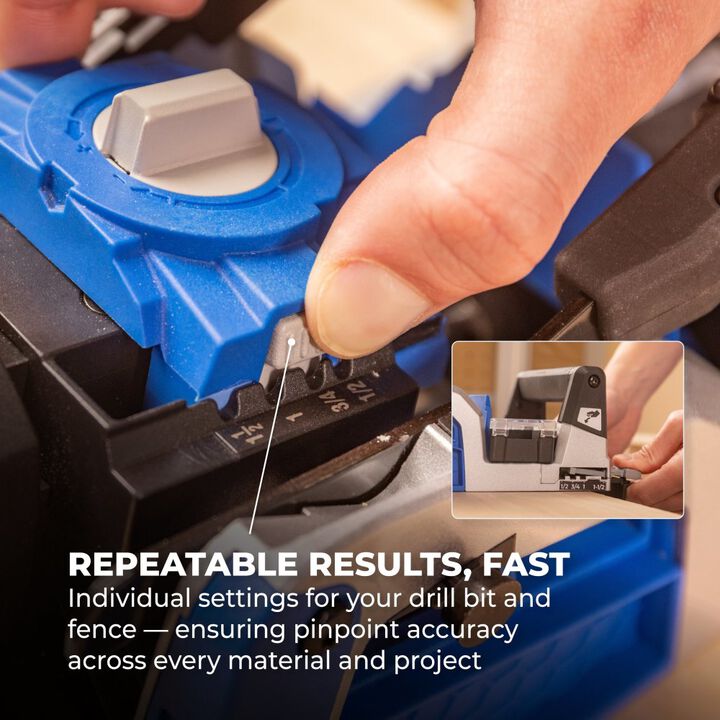 Kreg 20V Ionic Drive Rebel Pocket-Hole Joiner Kit, large image number 6