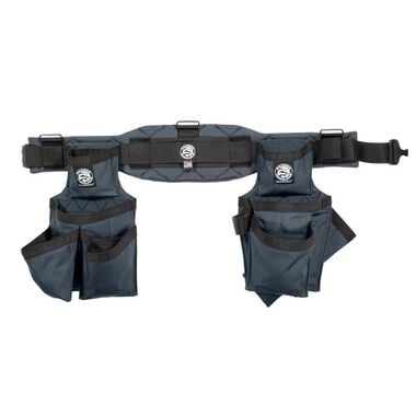 Badger Tools Belts Carpenter Toolbelt Set Gunmetal Gray Small
