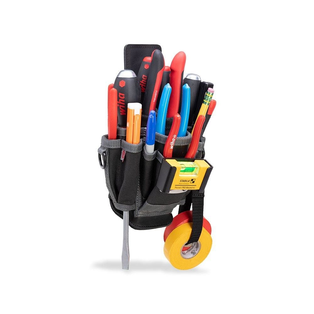Veto Pro Pac Medium Sized Leather-Backed Tool Pouch with Clip, large image number 2