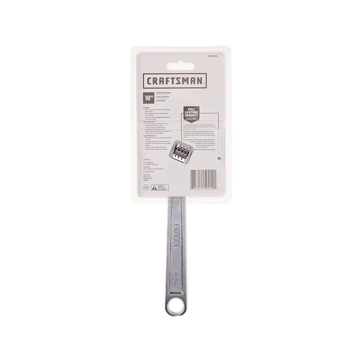 CRAFTSMAN 10 Inch All Steel Adjustable Wrench, large image number 7