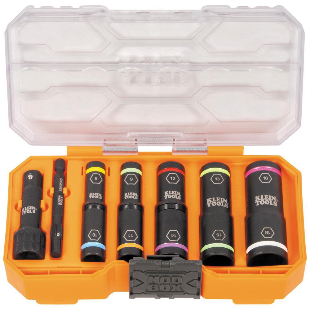 Klein Tools KNECT Metric Flip Socket Set, 8 Piece, large image number 1