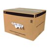 Buffalo Industries Recycled White T Shirt Cloth Rag 50 Lb Box, small