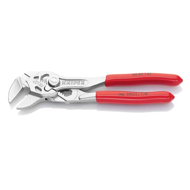Knipex Pliers Wrench Chrome Plated Head 125mm, large image number 1