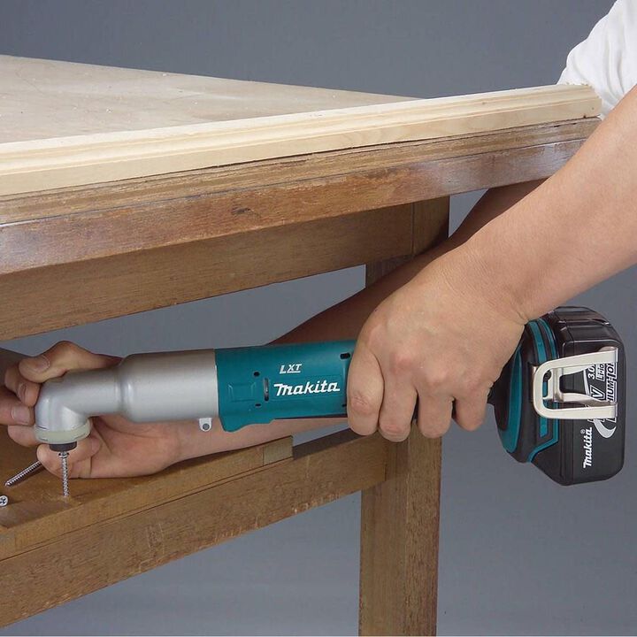 Makita 18V LXT Lithium Ion Cordless Angle Impact Driver (Tool Only) & ImpactX 100 pc. Driver Bit Set Bundle, large image number 2