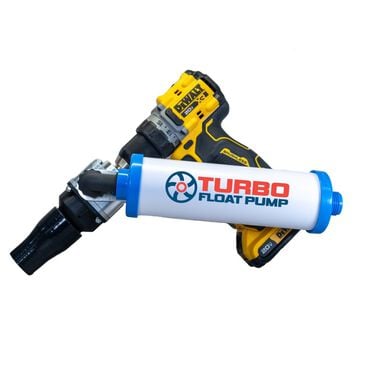 Turbo Float Pump with DEWALT DCD800D1E1 Drill Kit and Invasive Species Filter