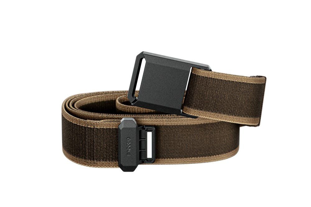 Groove Life Flex Adjustable Belt Brown with Black Buckle OSFM, large image number 2