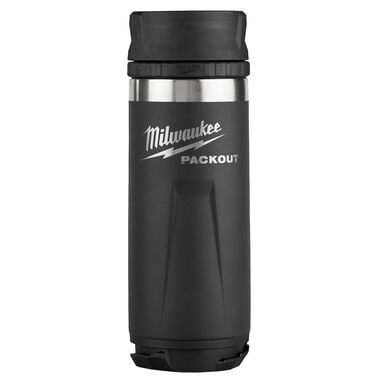 Milwaukee PACKOUT 18 Oz Insulated Bottle with Sip Lid Black