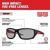 Milwaukee Performance Safety Glasses - Gray Fog-Free Lenses, small image number 2