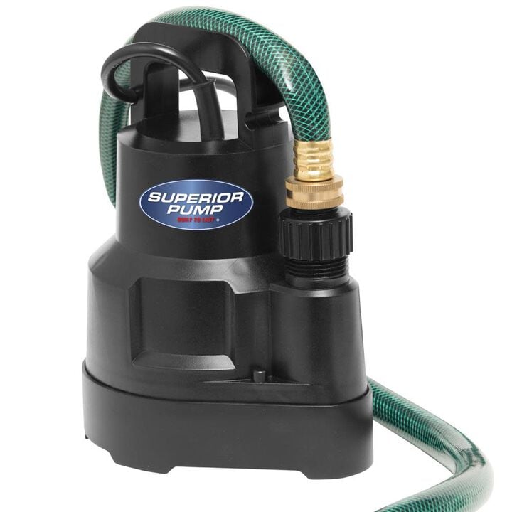 Superior Pump 1/6HP Thermoplastic Oil-Free Utility Pump, large image number 5