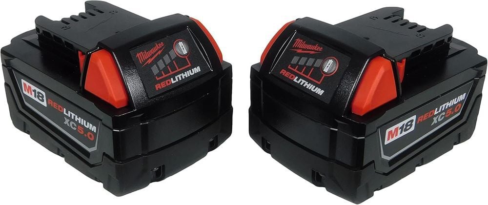 Milwaukee M18 REDLITHIUM XC 18V 5Ah Lithium Ion Power Tool Battery Pack with Fuel Indicator, large image number 6