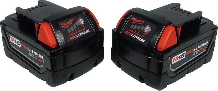 Milwaukee M18 REDLITHIUM XC 18V 5Ah Lithium Ion Power Tool Battery Pack with Fuel Indicator, large image number 5