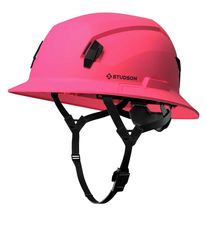 Studson Full Brim Non-Vented Safety Helmet Type 2 Class E Pink