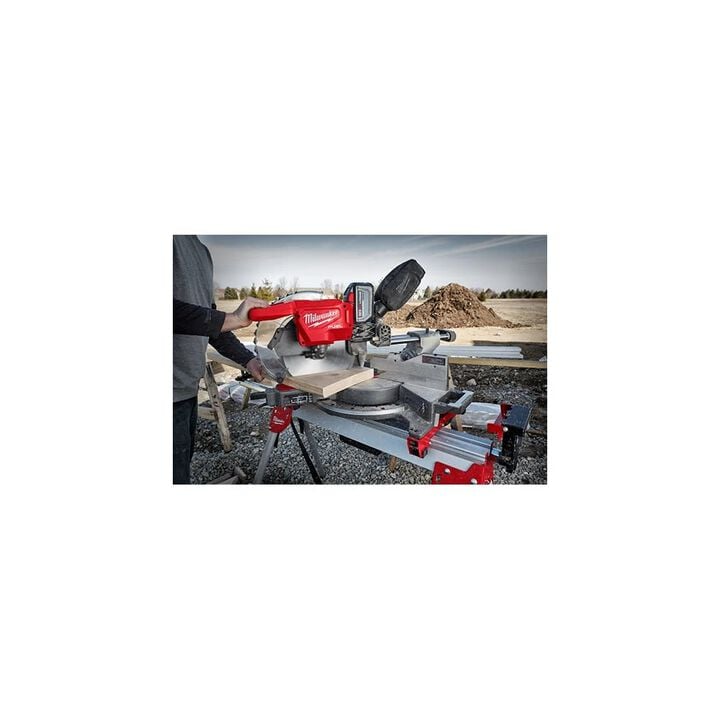 Milwaukee M18 12 In. Miter Saw (Bare Tool), Folding Miter Saw Stand Bundle, large image number 5