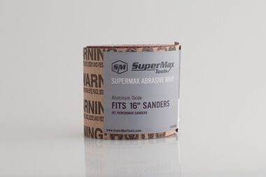 Supermax Tools 180-Grit Individual Sandpaper Wrap for the 16 In. Drum Sander, large image number 0