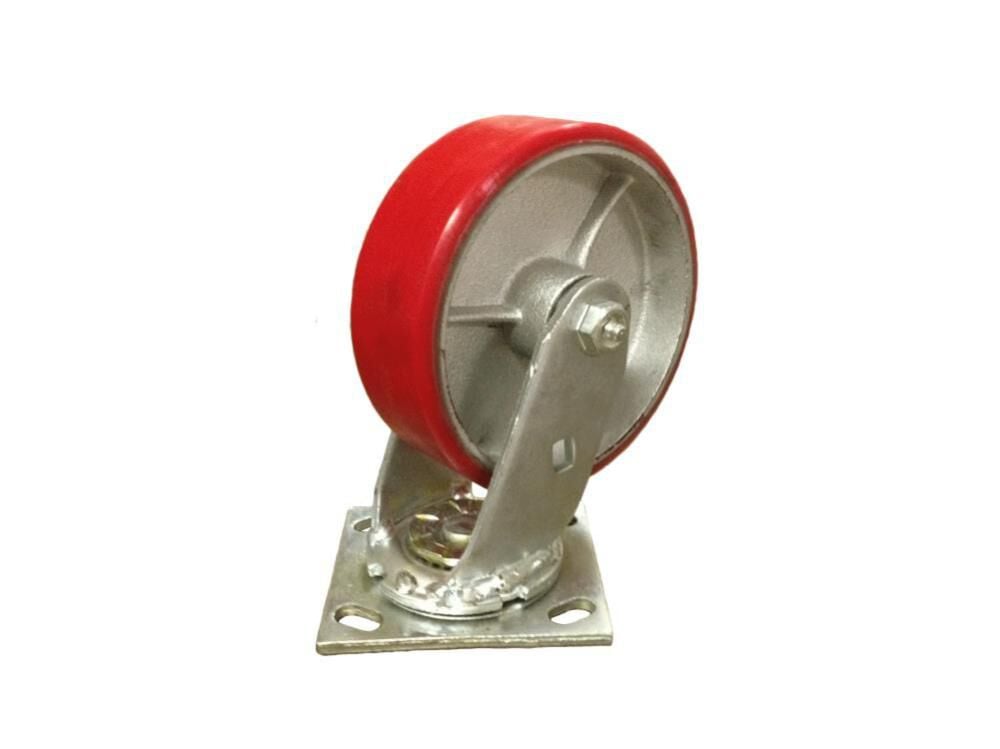 EZ Roll Casters Polyurethane On Steel Caster - EZ-0820-MOP-S