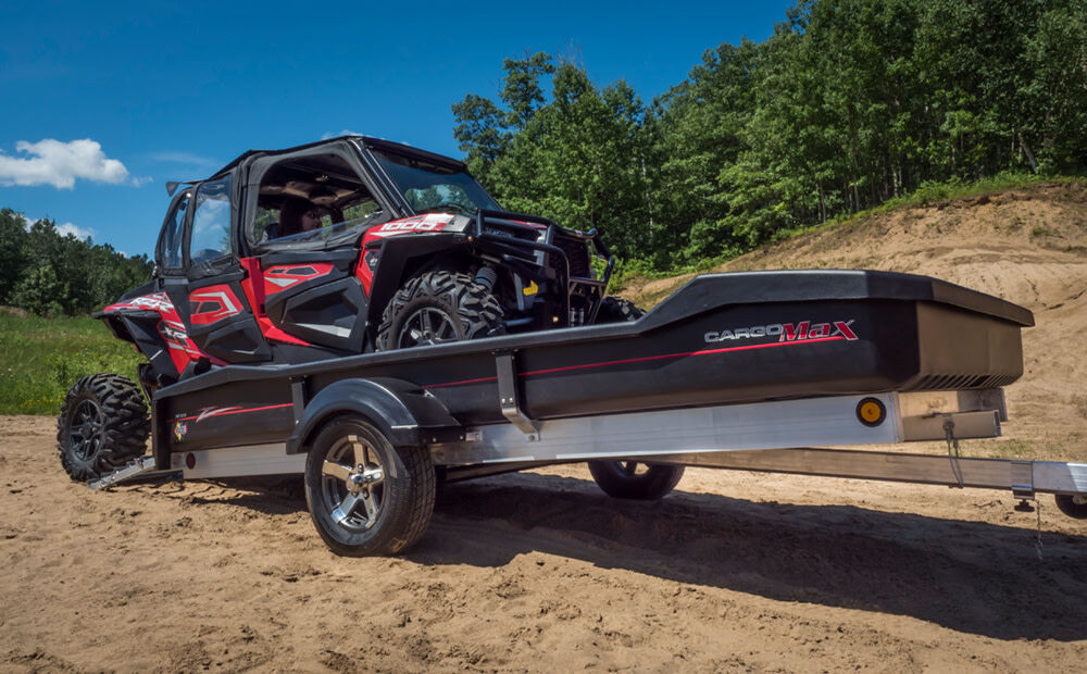 Cargomax XRT 11-73 2380 lbs Utility Trailer with 14 in. Tires Mag Rims and Bi-fold Ramp, large image number 1