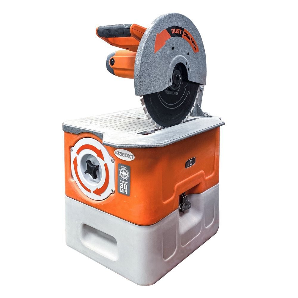 iQ Power Tools 14 in Masonry Saw with Built In Dust Control Vacuum System, large image number 2
