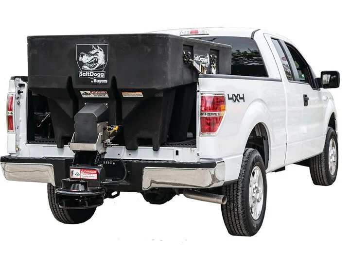 Buyers Products Company SaltDogg 1.0 Cubic Yard Electric Black Poly Hopper Spreader