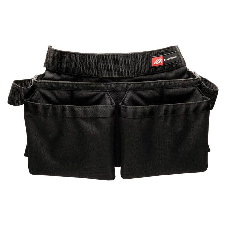 Diamondback Toolbelts Adjustable Tool Apron Utility Belt Black