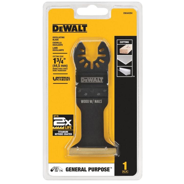 DEWALT Wide Titanium Oscillating Wood with Nails Blade, large image number 0