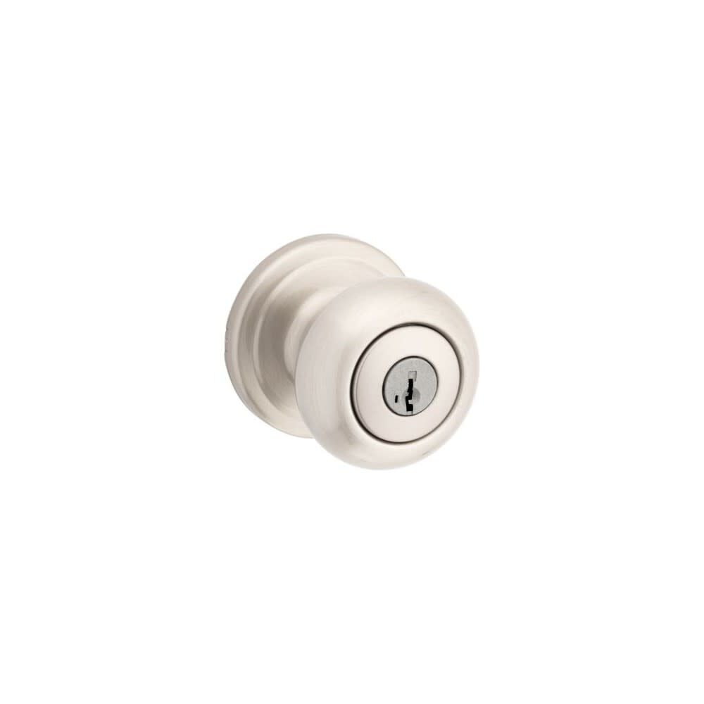 Satin Nickel Signature Series Keyed Entry Juno Door Knob ...