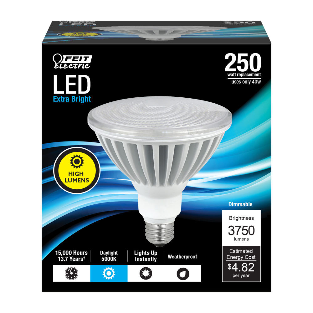 coger un resfriado Garantizar probabilidad Feit Electric 250W PAR38 High Output Reflector LED Bulb 1pk PAR38DM3750K5LD  from Feit Electric - Acme Tools