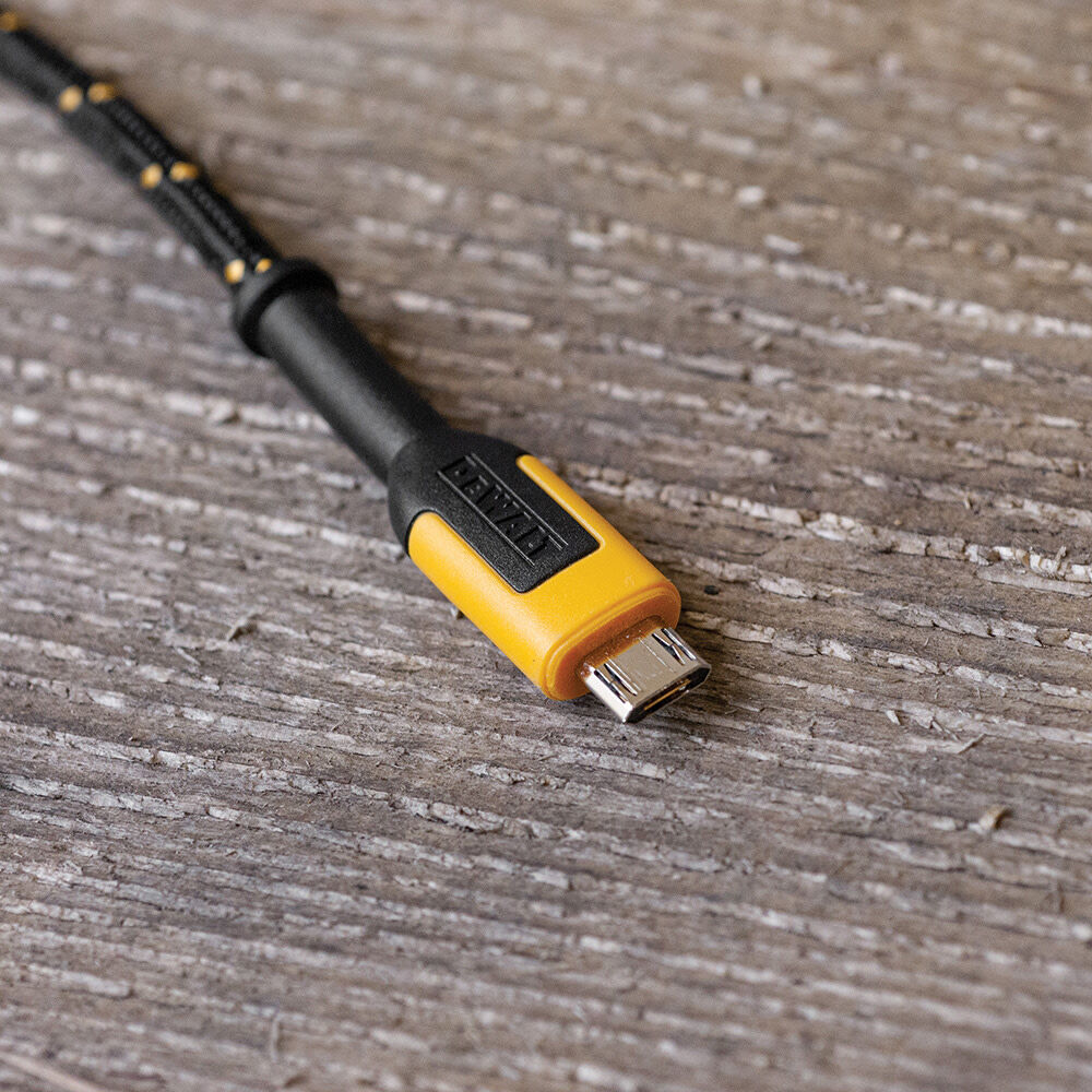 DEWALT Phone Charger USB Braided Cable 6' 1322 DW2 from DEWALT - Acme Tools