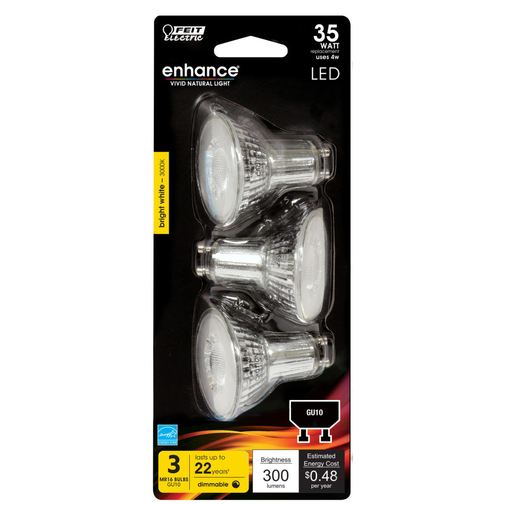Særlig navigation chance Feit Electric 35W MR16 GU10 3000K Dimmable LED Bulb 3pk MR16GU10930CA3 from  Feit Electric - Acme Tools