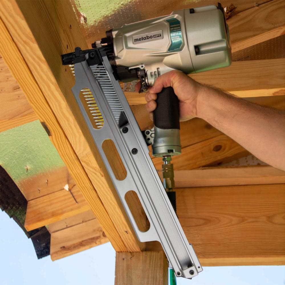 Metabo HPT 3 1/4in 21 Degree Pneumatic Framing Nailer with Depth