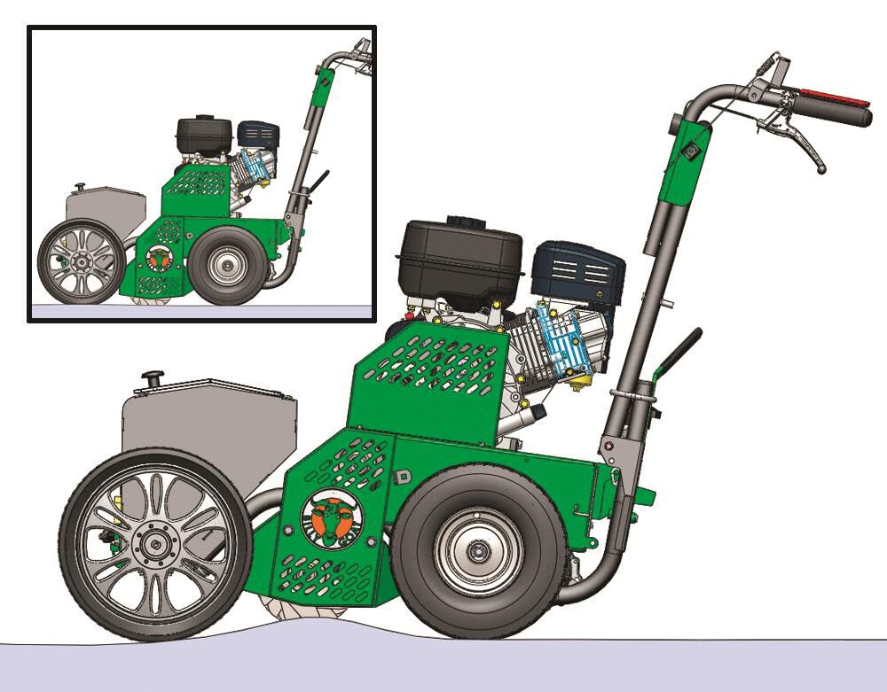 Billy Goat Hydro Over Seeder 22in Self Propelled OS901SPH from Billy