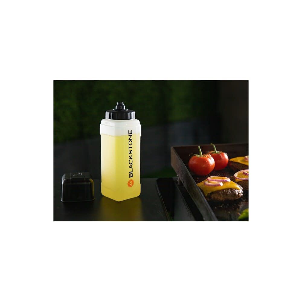 Blackstone Squeeze Bottle Culinary Series 32oz Black/White Square 5435E