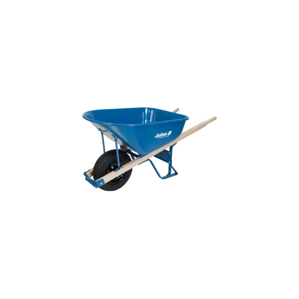 Jackson Wheelbarrow 6 Cu Ft Steel M6WT from Jackson Acme Tools
