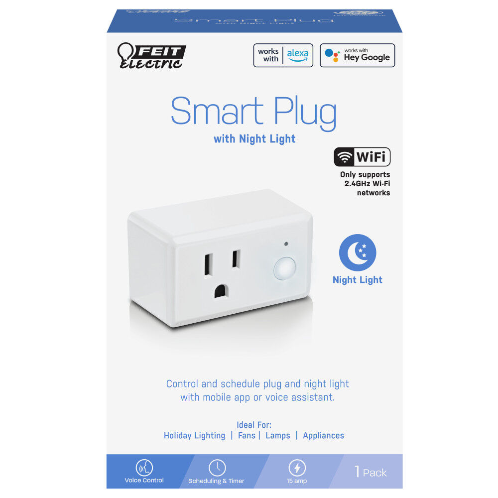 Feit Electric 120-Volt 2-Outlet Outdoor Smart Plug in the Smart Plugs  department at