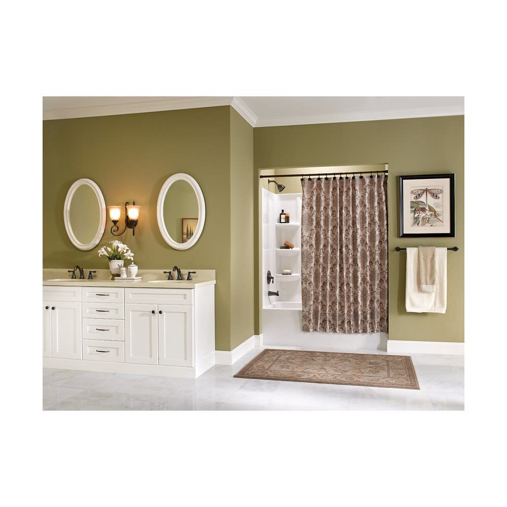 Moen Caldwell Bathroom Lavatory Faucet Bronze 2 Handle High Arc