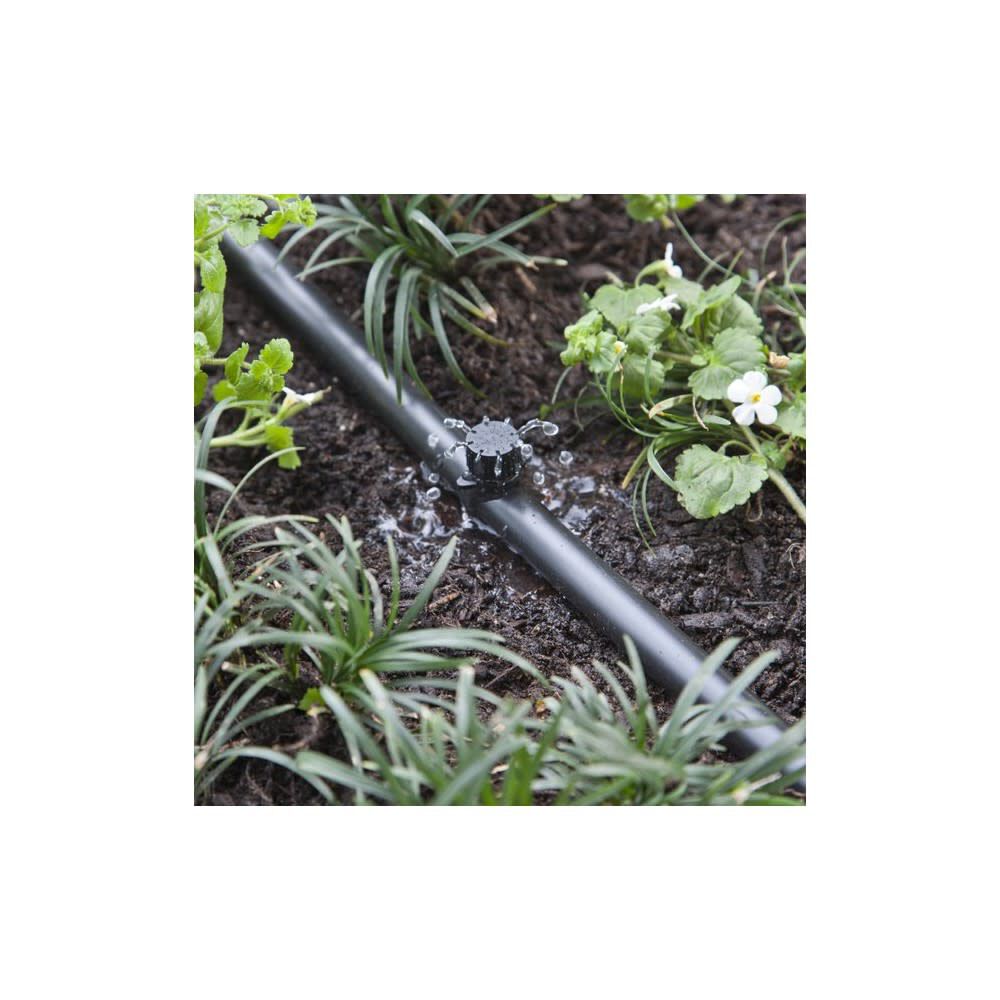 Raindrip Irrigation Bubbler 13 GPH Black Plastic Full Circle Drip