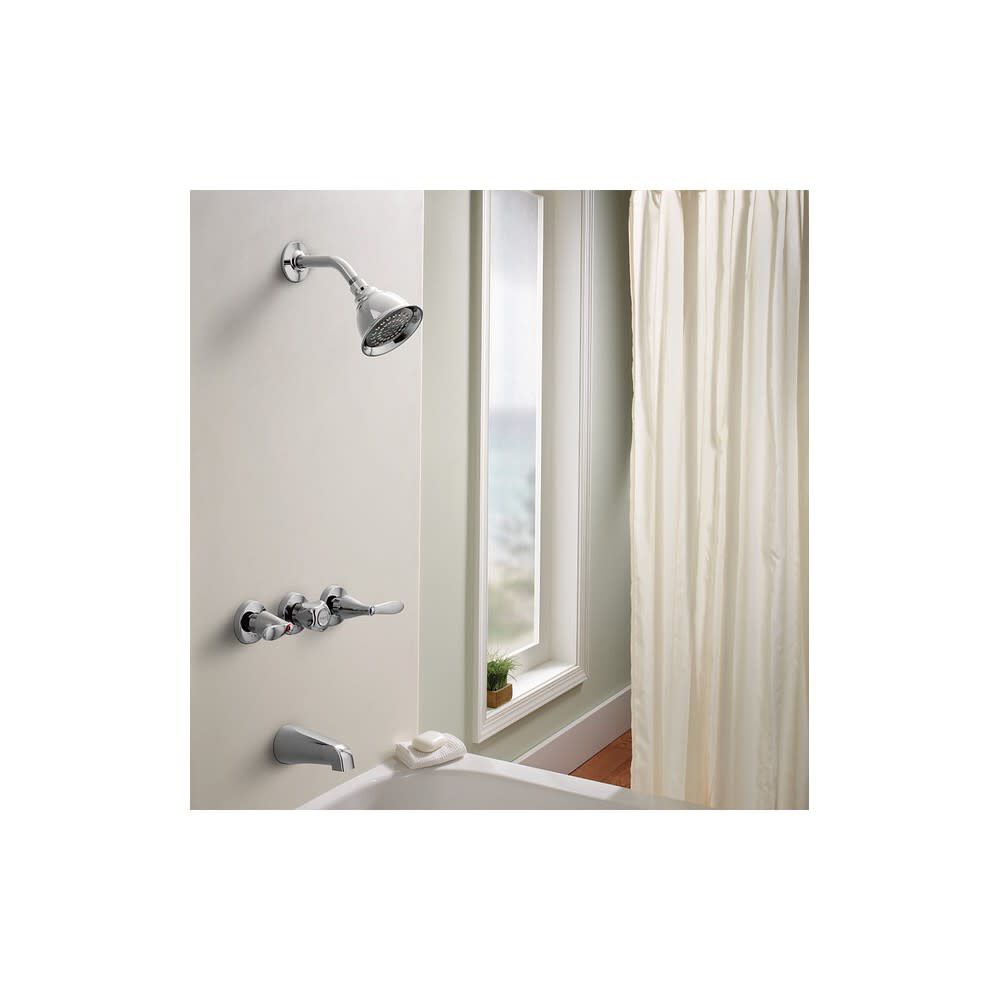 Moen Adler Tub/Shower Faucet Standard 3 Handle Chrome Metal 82663