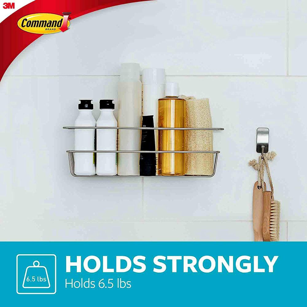 3M Command Satin Nickel Shower Caddy 5000487 Acme Tools