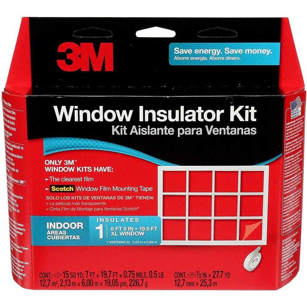 3M Indoor Clear Window Insulator Kit