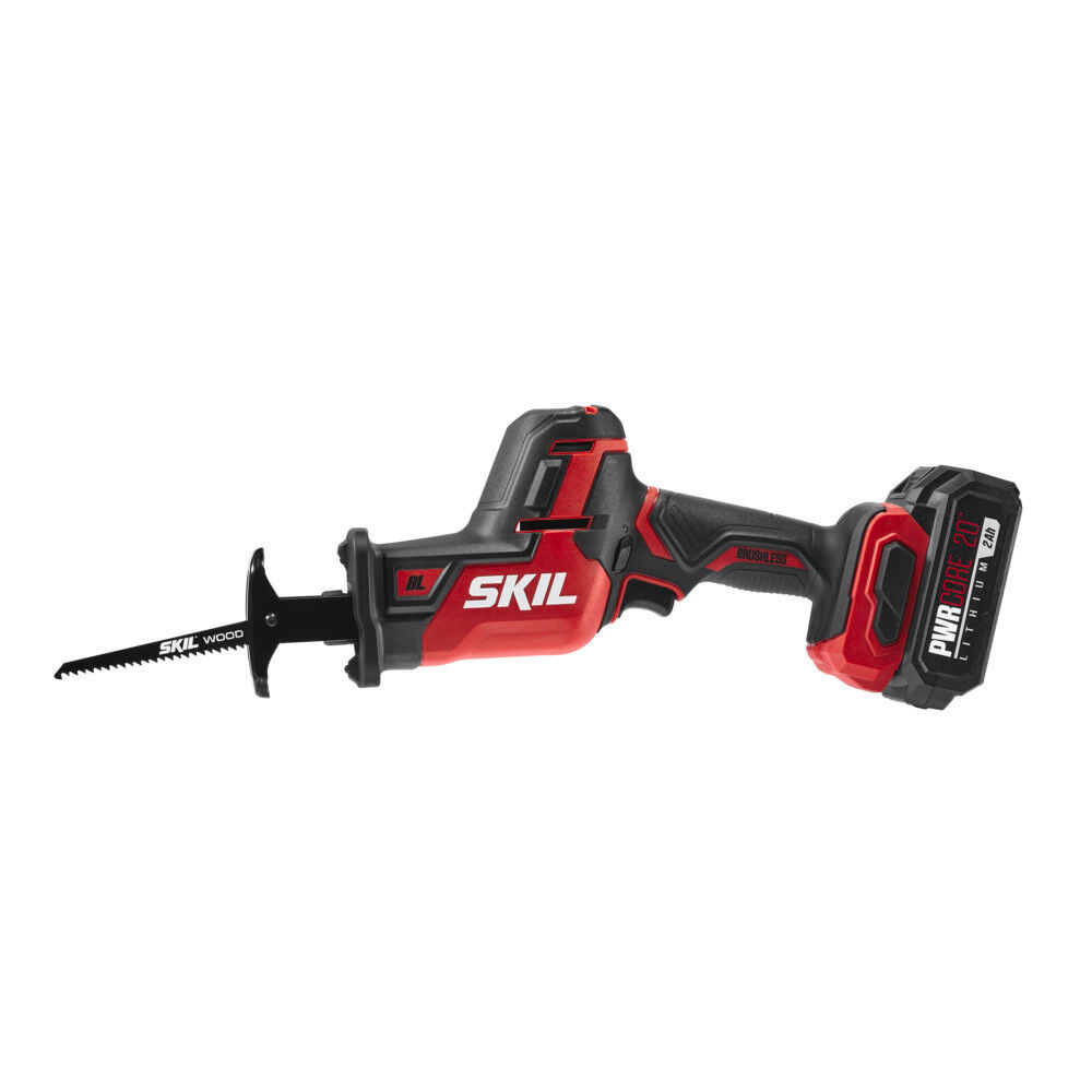 SKIL PWRCORE 20 Brushless 20V Compact Reciprocating Saw Kit, small