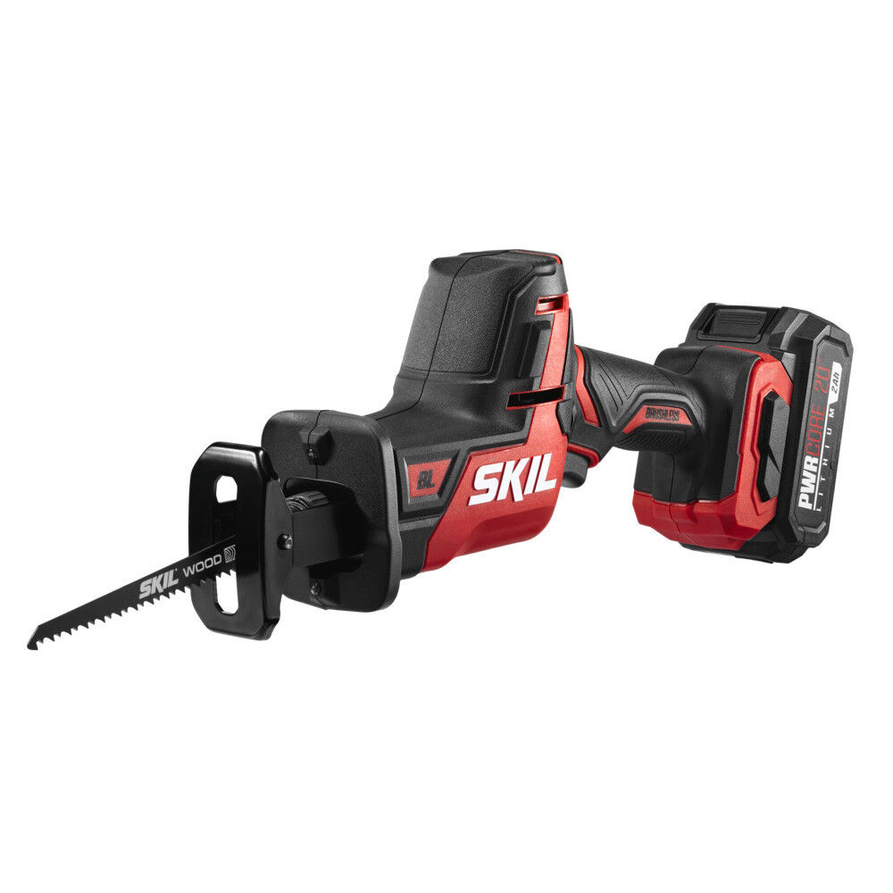 SKIL PWRCORE 20 Brushless 20V Compact Reciprocating Saw Kit, small