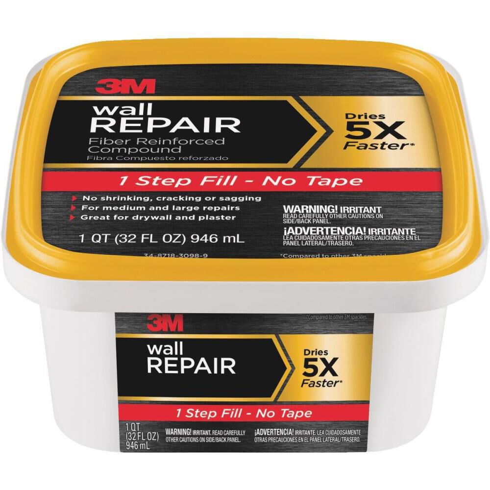 3M 32oz Off White Wall Repair Fiber Reinforced Spackling Compound
