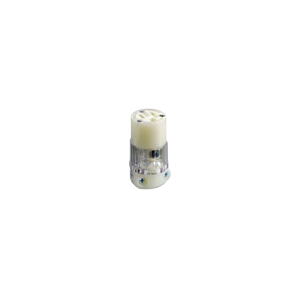 Leviton 15A 125V 2 Pole 3 Wire Power Indication Connector