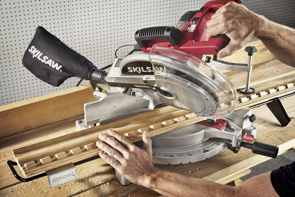 SKIL 12 in Quick Mount Compound Miter Saw with Laser, large image number 2