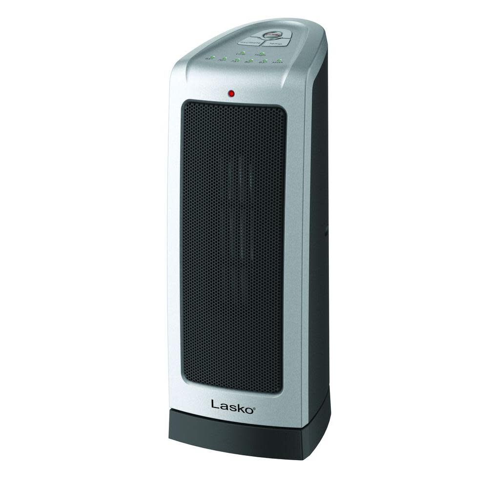 Lasko 1500W Electric Ceramic Oscillating Tower Heater