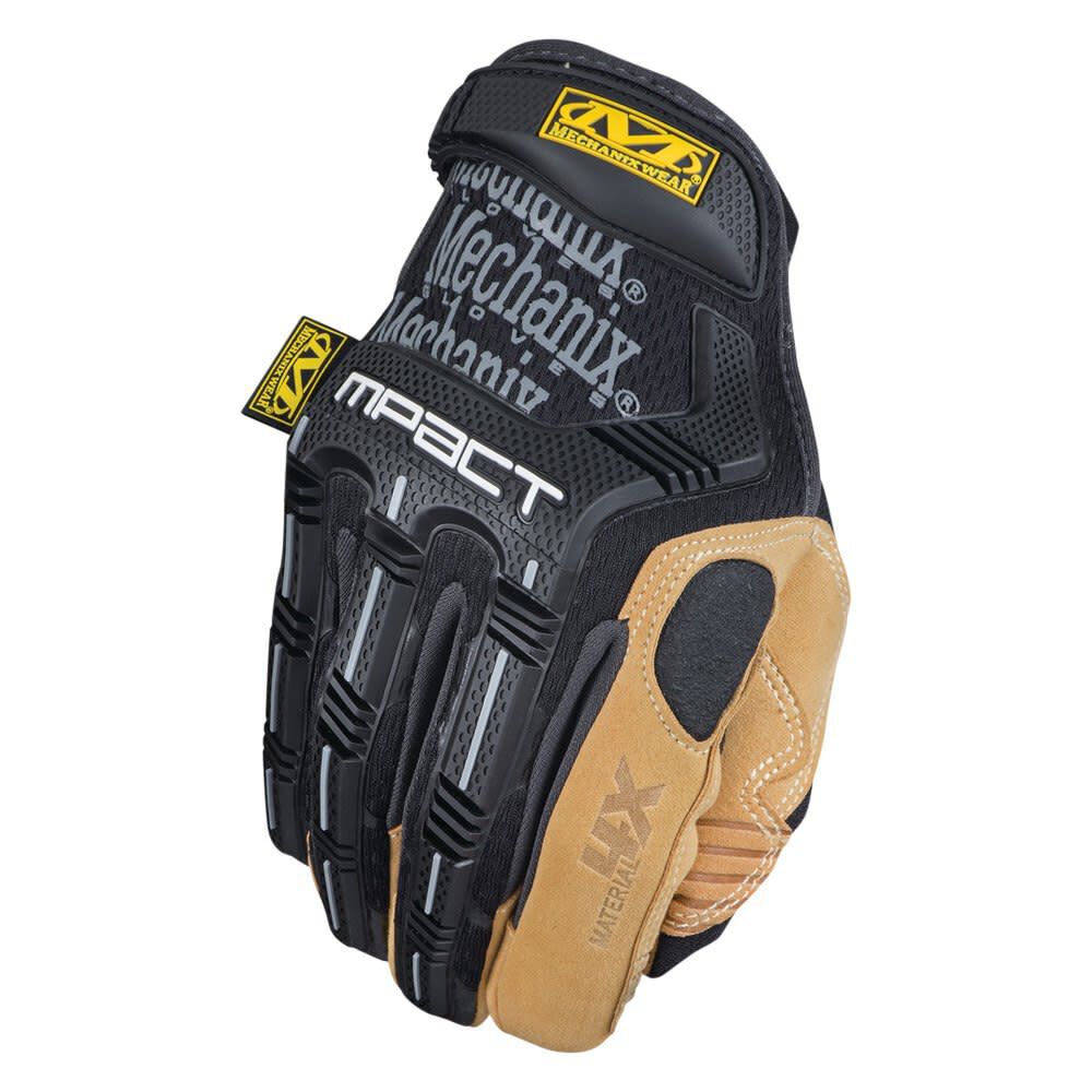 Mechanix Wear M-Pact X-Large Black Heavy Duty Leather Gloves