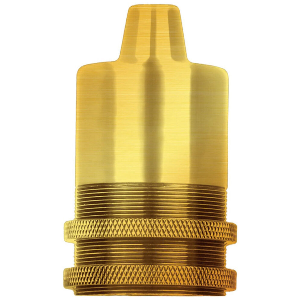 Globe Electric Gloss Pendant Socket Brass 60W E26 1 Light