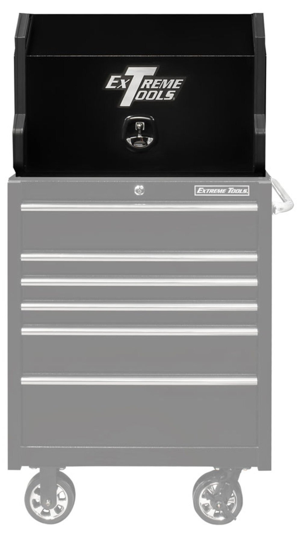 Extreme Tools PWSRC3020 PWS Series 30in. W x 20in. D Extreme Portable Workstation and 6-Drawer Roller Cabinet Combo is a convenient tool organization
