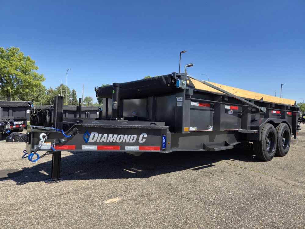 Diamond C LPT 16 Ft Tandem Axle Dump Trailer 2027, large image number 2
