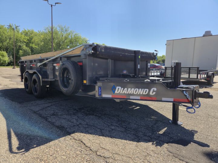 Diamond C LPT 16 Ft Tandem Axle Dump Trailer 2027, large image number 3